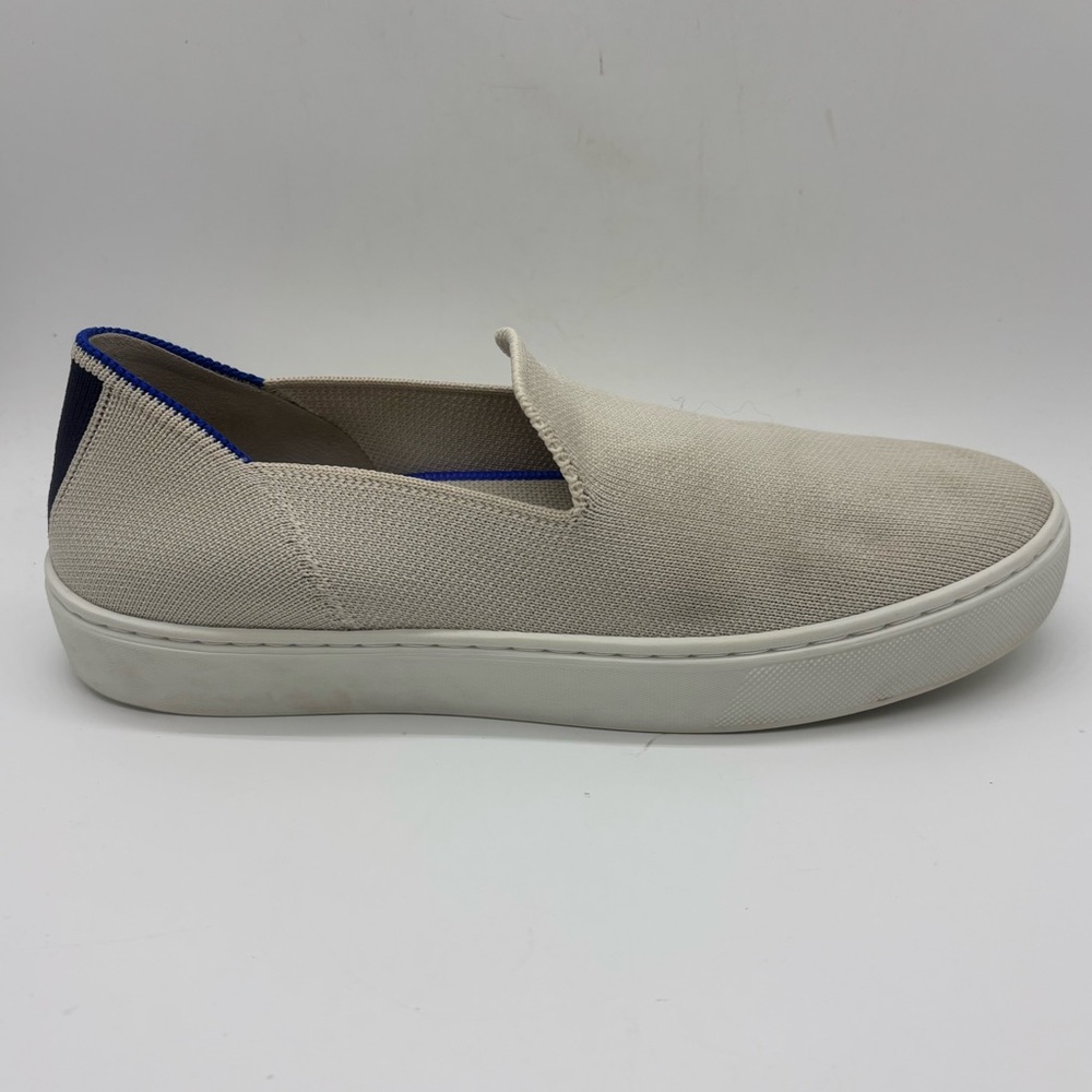 Rothy's The Sneaker Cream White Classic Slip-On Sneakers Shoes Womens Size 7